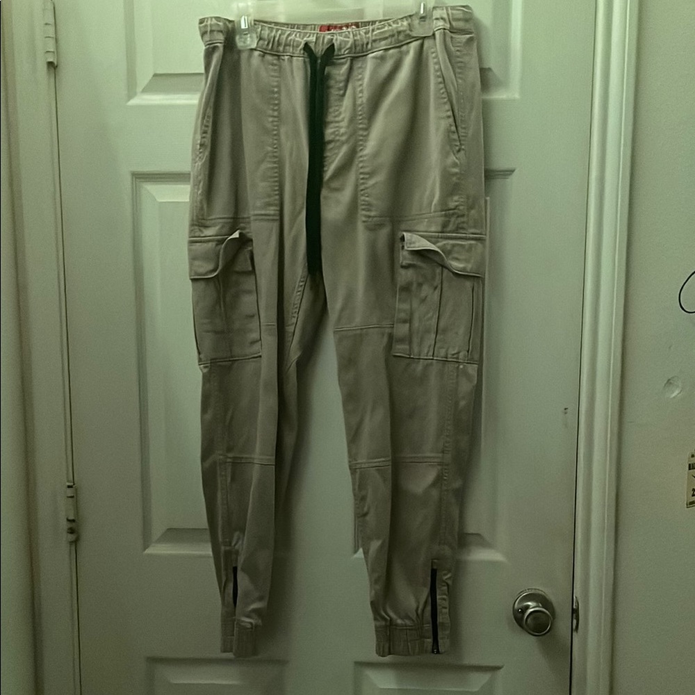 Arizona Jean Company Tan Cargo Pants with Relaxed Fit